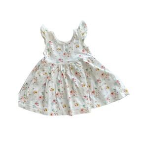 Vivie And Ash Flutter Sleeve Spring Floral Dress